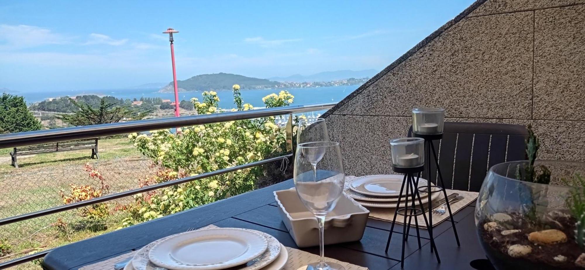 Impresionantes Vistas En Baiona Appartement Buitenkant foto